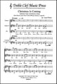 Christmas Is Coming SSA choral sheet music cover